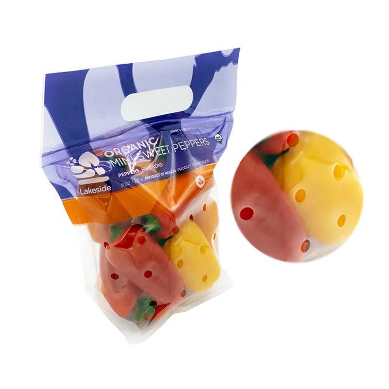 كيس فواكه وخضروات مزود بثقوب