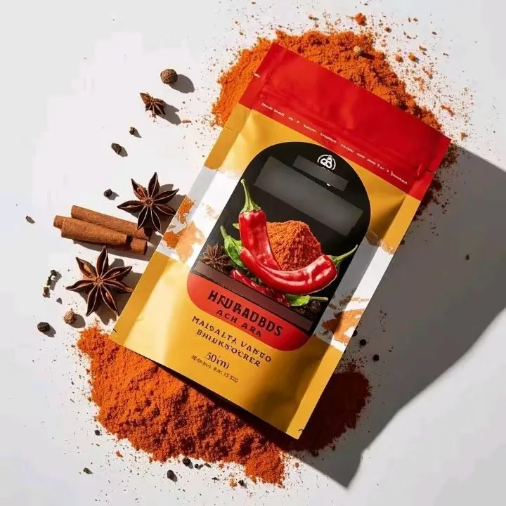 سستة قابلة للاستيلاء - أحجام مخصصة وطباعة شعار (MOQ 500pcs) لأكياس التغليف من التوابل آمنة للأغذية